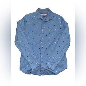 NAUTICA MENS CLASSIC FIT STRETCH BUTTON DOWN SHIRT (SIZE XSMALL) BUSINESS CASUAL